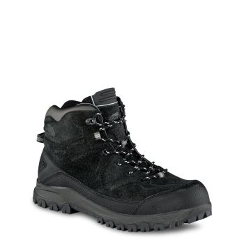Red Wing Trbo 5-inch Waterproof Safety Toe Mens Hiking Boots Black - Style 6608